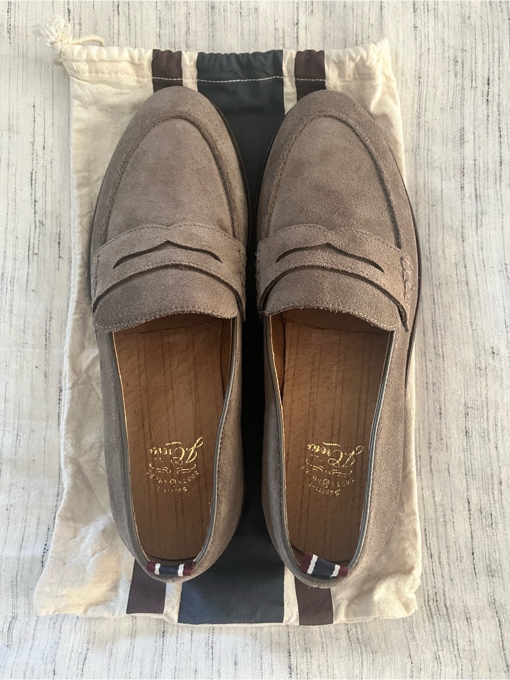 J.Crew Oar Stripe Italian Suede Loafers | Men’s size 10 | New